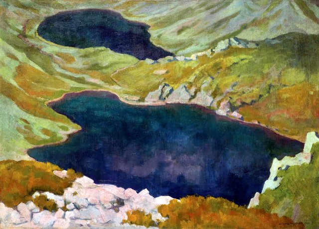 Hincovo Lakes by Stanisław Ignacy Witkiewicz
