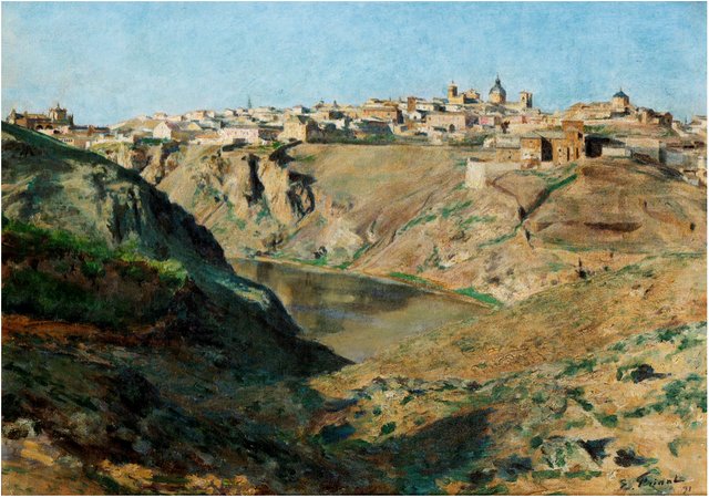 Vue de Tolède by Émile Friant