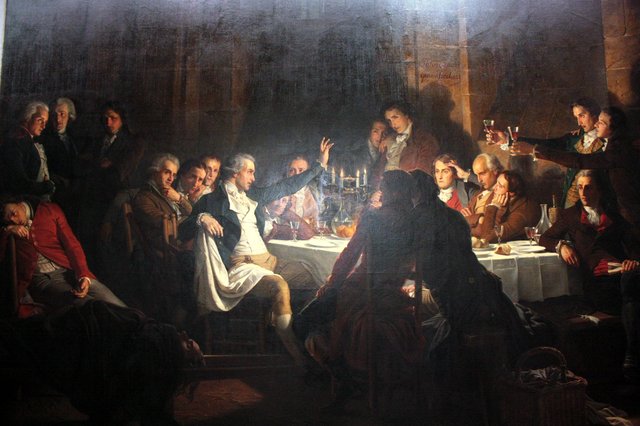 The Last Banquet of the Girondins by Henri Félix Emmanuel Philippoteaux