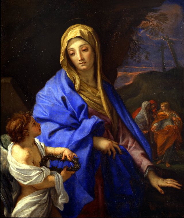 Adoration of the Thorn Crown by Carlo Maratta