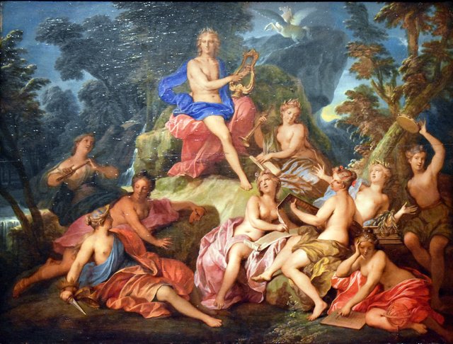 Nicolas Bertin - Apollon et les Muses by Nicolas Bertin
