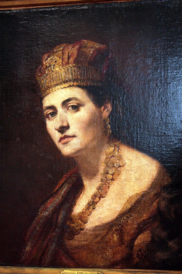 Portrait de femme en costume oriental by Henri Regnault