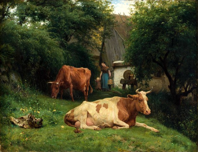 Cows by Otto Bache