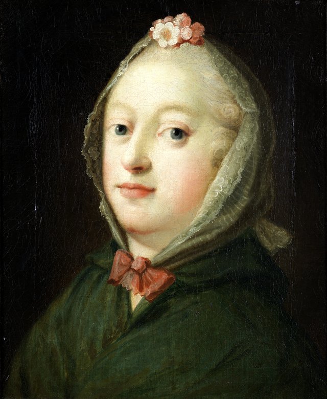 Louise, Queen of Denmark by Carl Gustaf Pilo