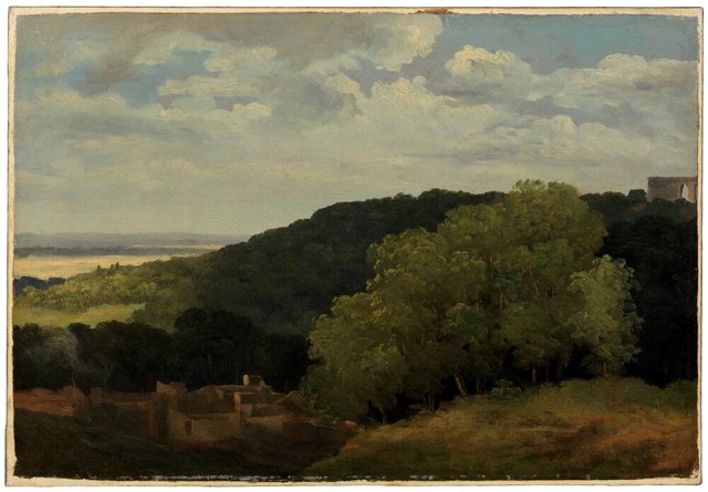 View of the Roman Campaign near Subiaco by Pierre-Henri de Valenciennes
