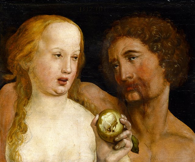 Adam and Eve by Hans Holbein the Younger