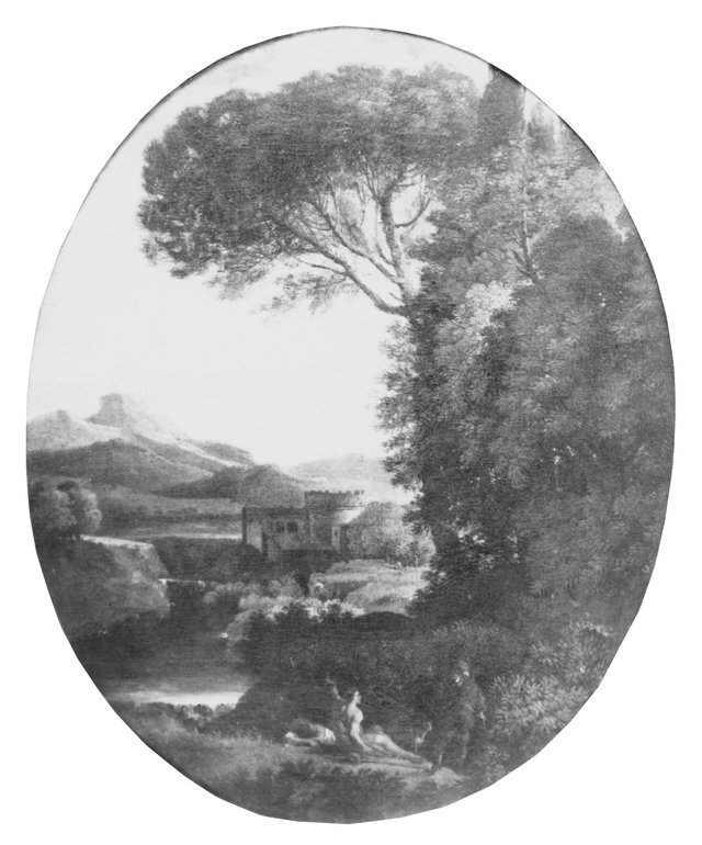 Landscape with Pines by Jan Frans van Bloemen