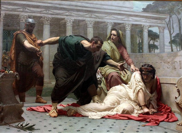 The Death of Messalina by Victor-François-Eloi Biennourry