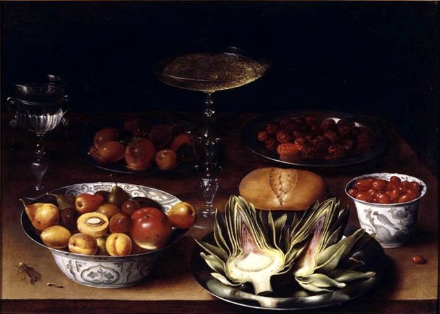 Still life with artichoke by Osias Beert