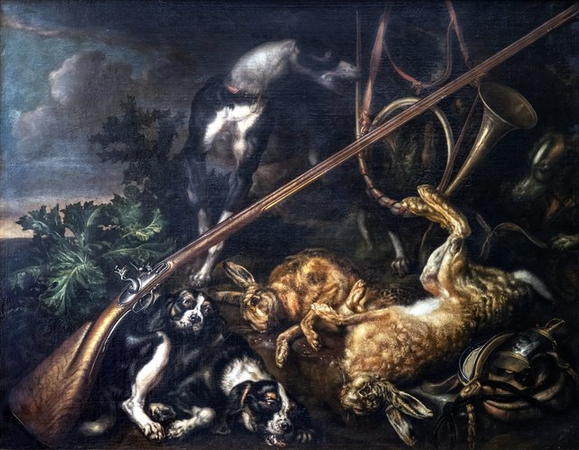 Hunting attributes by Philipp Ferdinand de Hamilton