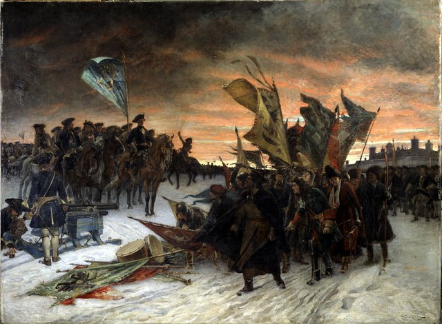 Victory at Narva by Gustaf Cederström