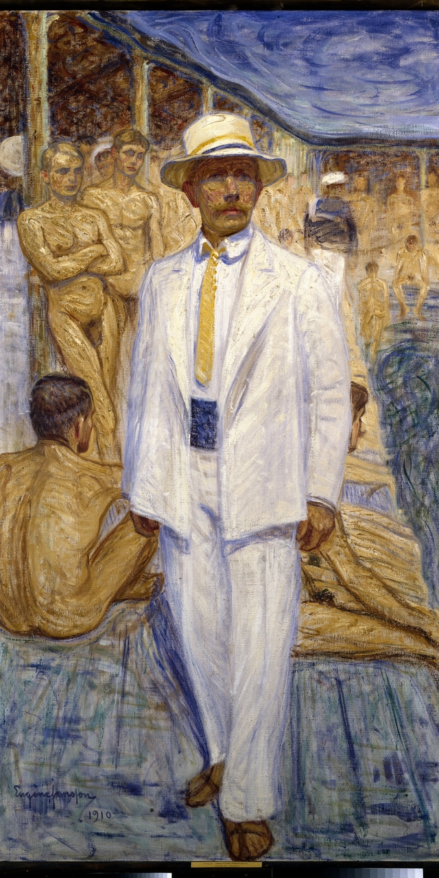 Self-portrait by Eugène Jansson