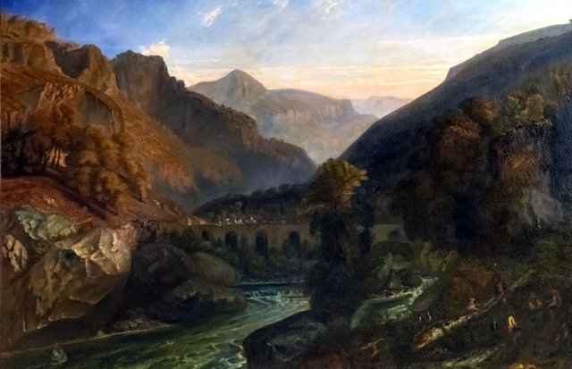 Vue prise aux environs du col de Tende by Paul Huet