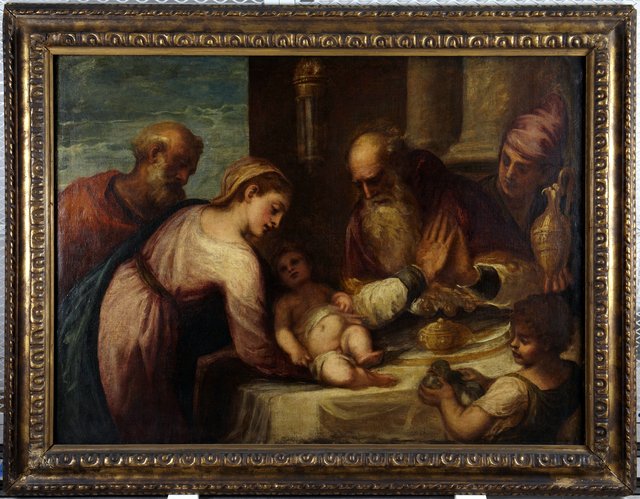 Presentation in the Temple by Andrea Schiavone
