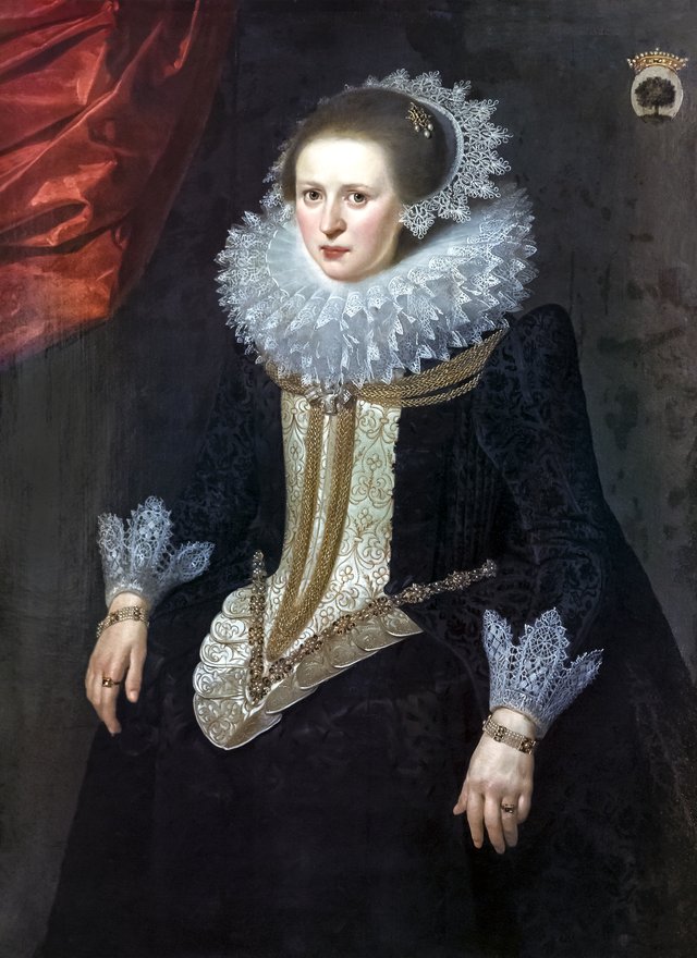 Beaux-Arts de Carcassonne - Madame Van Schurman 1617 - Paulus Moreelse by Paulus Moreelse