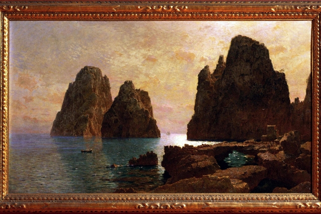 Isle of Capri: The Faraglioni by William Stanley Haseltine