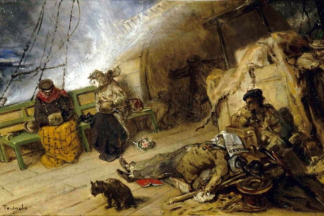 The tempest by Jean-François Portaels