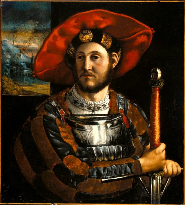 A Condottiere by Girolamo da Carpi