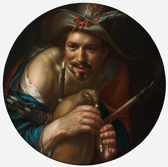 A Shepherd by Joachim Wtewael