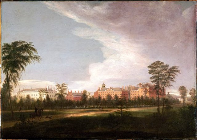 College Yard: A View of the Colleges Taken Near the Craigie Bridge by Alvan Fisher