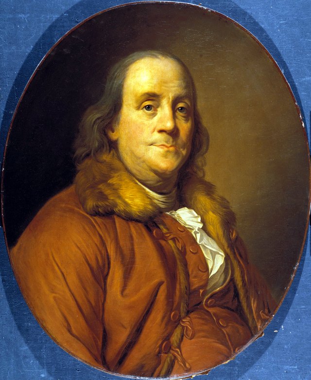 Benjamin Franklin (1706-1790) by Joseph-Siffred Duplessis