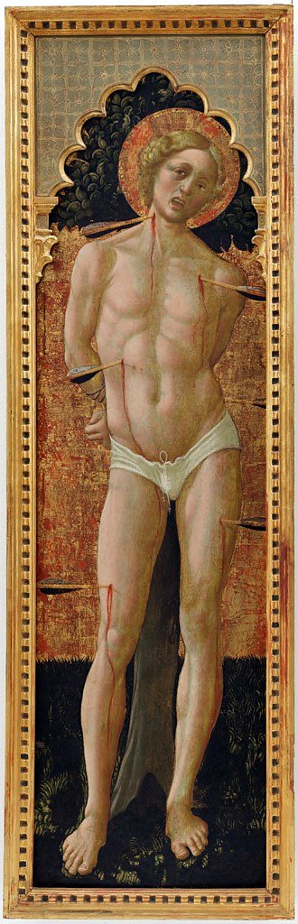 Saint Sebastian: side panel from a triptych by Niccolò di Liberatore