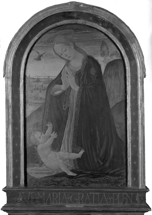 Virgin Adoring the Child by Jacopo da Sellaio