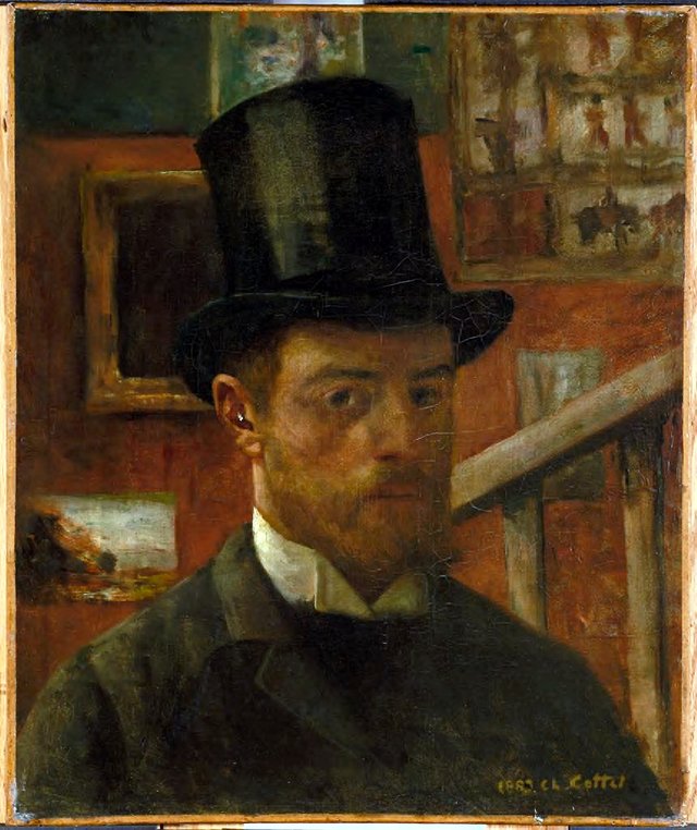 Self-Portrait by Charles Cottet