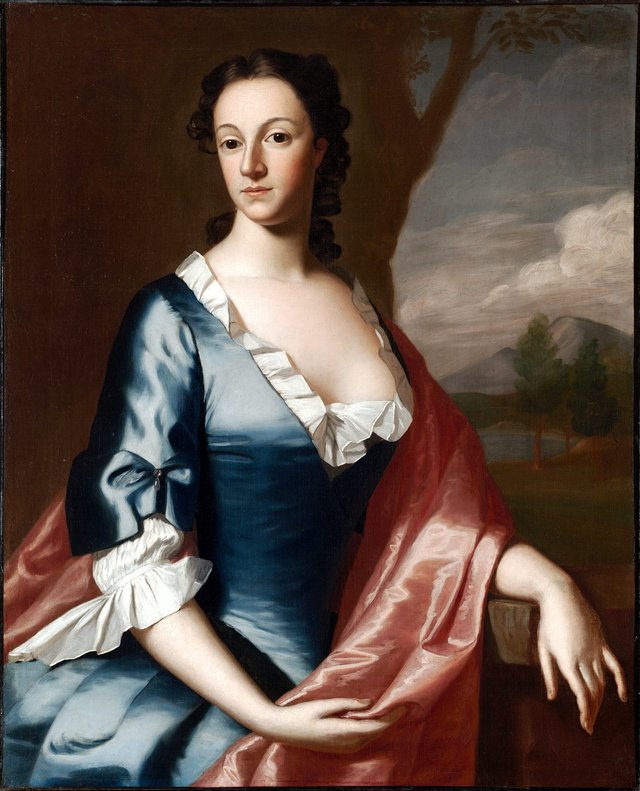 Susannah Speakman Inman (Mrs. Ralph Inman) (1727-1761) by Robert Feke