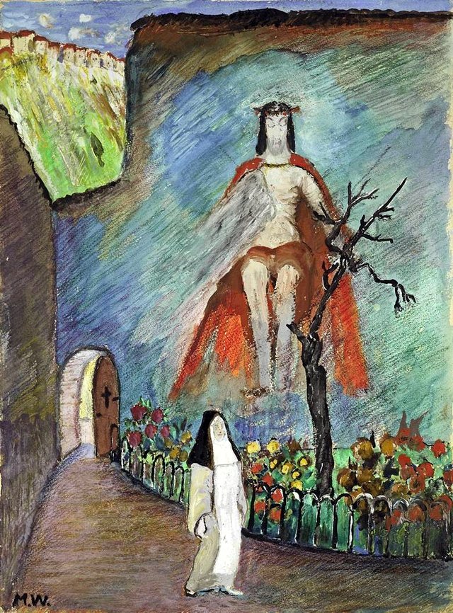 Klostergarten by Marianne von Werefkin