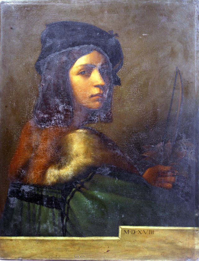 Le joueur de violon by Sebastiano del Piombo