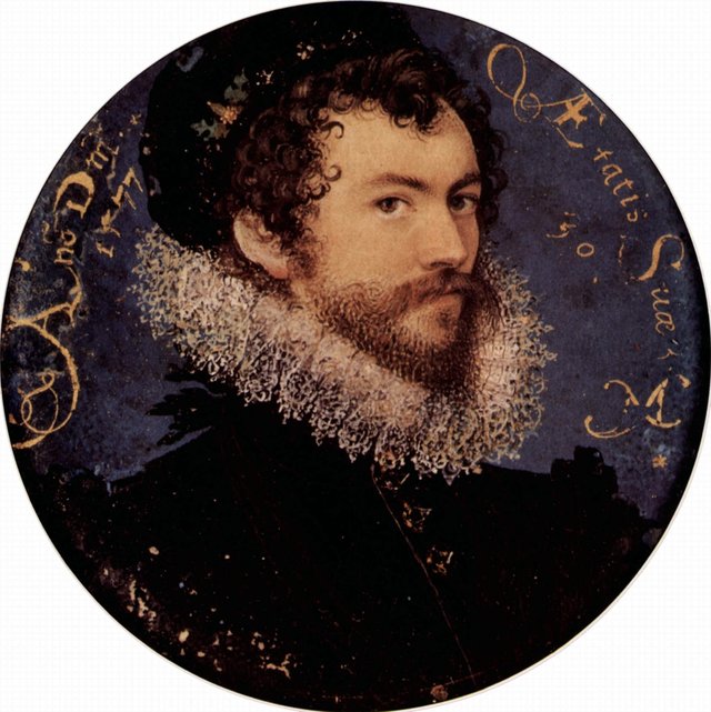 Self-portrait, aged 30 by Nicholas Hilliard