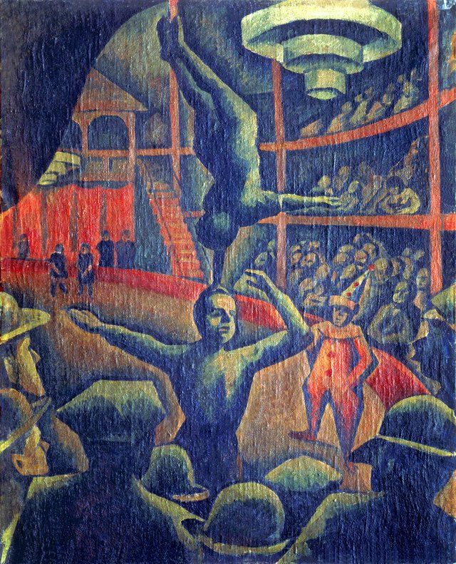 Circus by Bohumil Kubišta