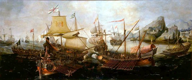 Attack on Spanish Treasure Galleys by Hendrick Cornelisz Vroom
