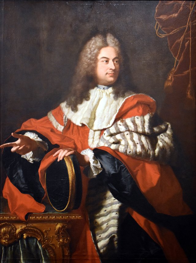 Portrait de Gaspard de Gueidan (1688-1767) en président à mortier. by Hyacinthe Rigaud