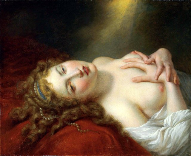 Danae by Jean-Baptiste Regnault