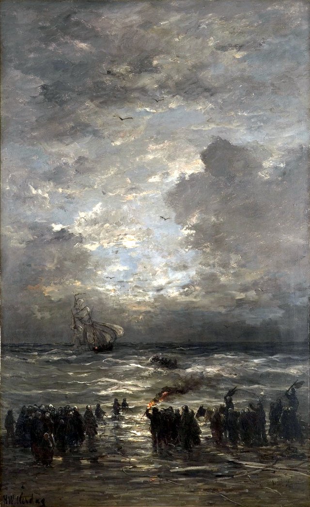 In Distress by Hendrik Willem Mesdag