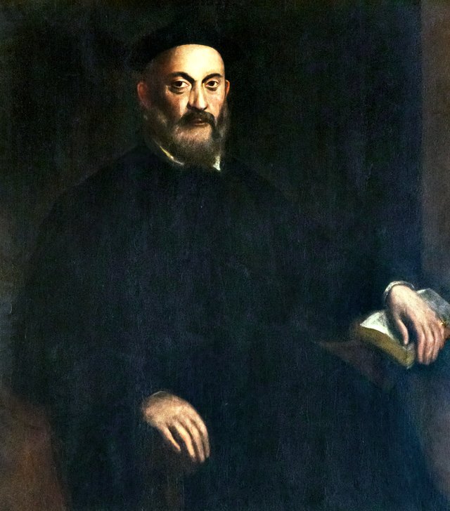 Portrait of a scholar by Sebastiano del Piombo