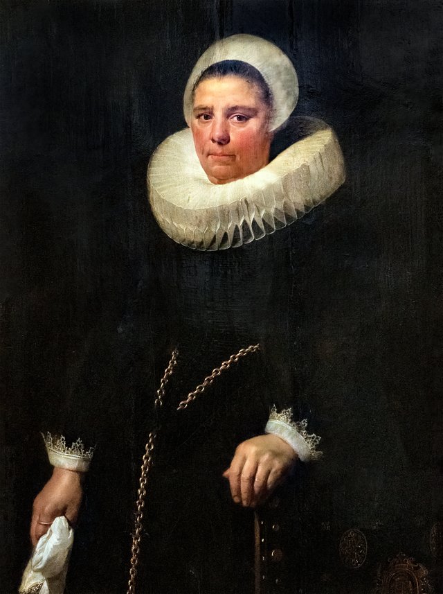 Portrait of a woman by Nicolaes Eliaszoon Pickenoy