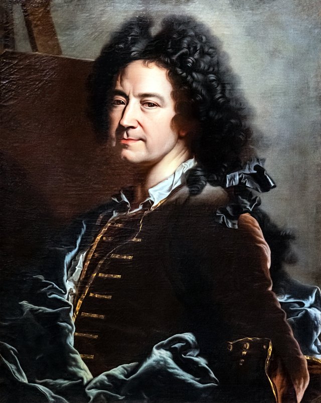 Self-portrait by Hyacinthe Rigaud