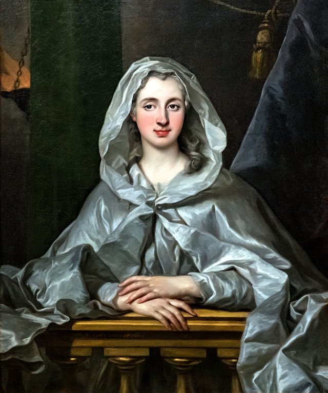 Portrait of Louise-Thérèse d'Orléans, duchesse de Bourbon by Louis-Michel van Loo