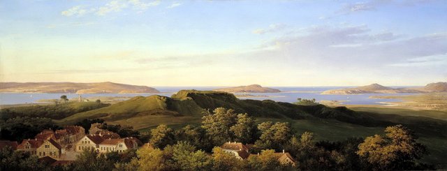 Der Rugard auf Rügen by Karl Friedrich Schinkel