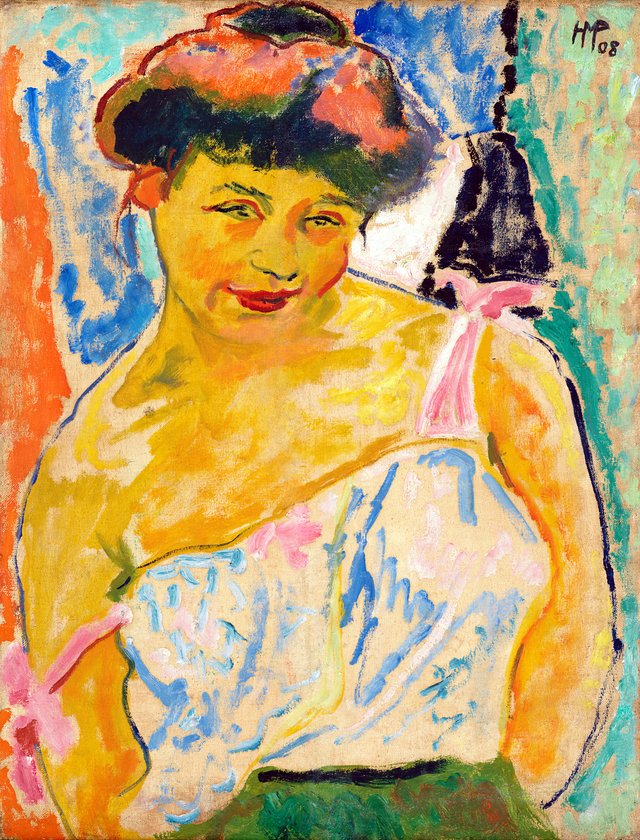Junges Mädchen by Max Pechstein