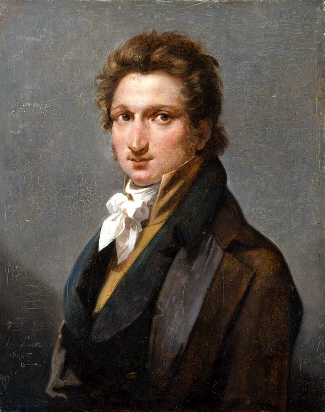 Profile of a man by Hortense Haudebourt-Lescot