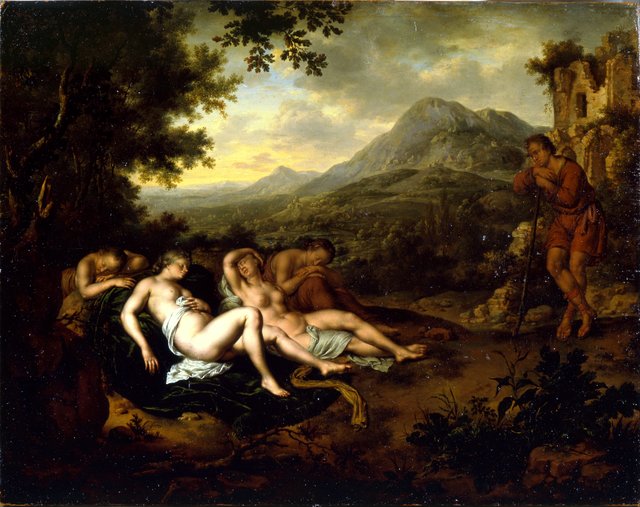 Cimon and Iphigenia by Willem van Mieris