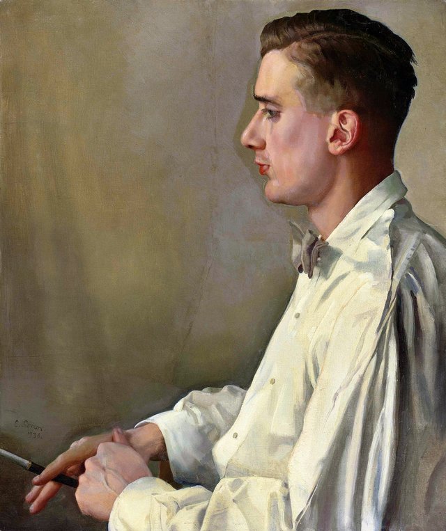 Portrait of B. Snezhkovsky by Konstantin Somov