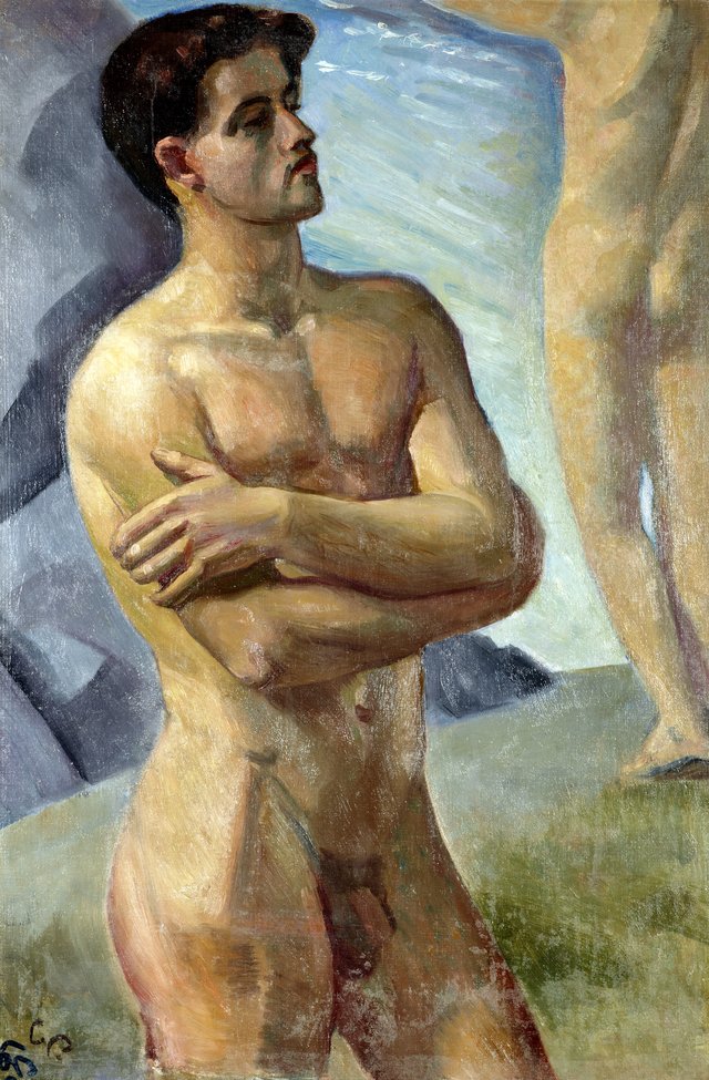 Bathing Men by Georg Pauli