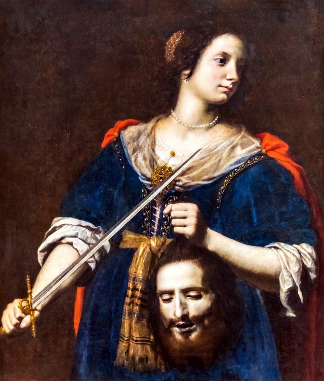 Judith with the head of Holofernes by Lorenzo Lippi
