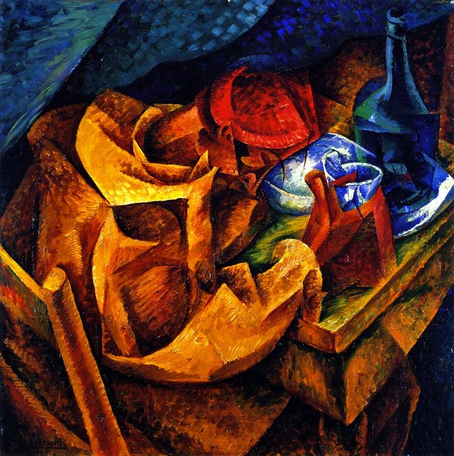 The Drinker of Via Ripamonti by Umberto Boccioni