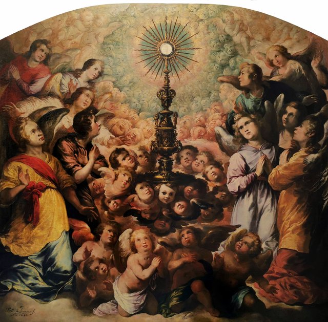 Exaltation of the Eucharist by Francisco Herrera the Elder